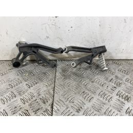 Coppia Pedane Poggiapiedi Passeggero Triumph Baby Speed 600 Dal 2002 al 2003  1744035690353