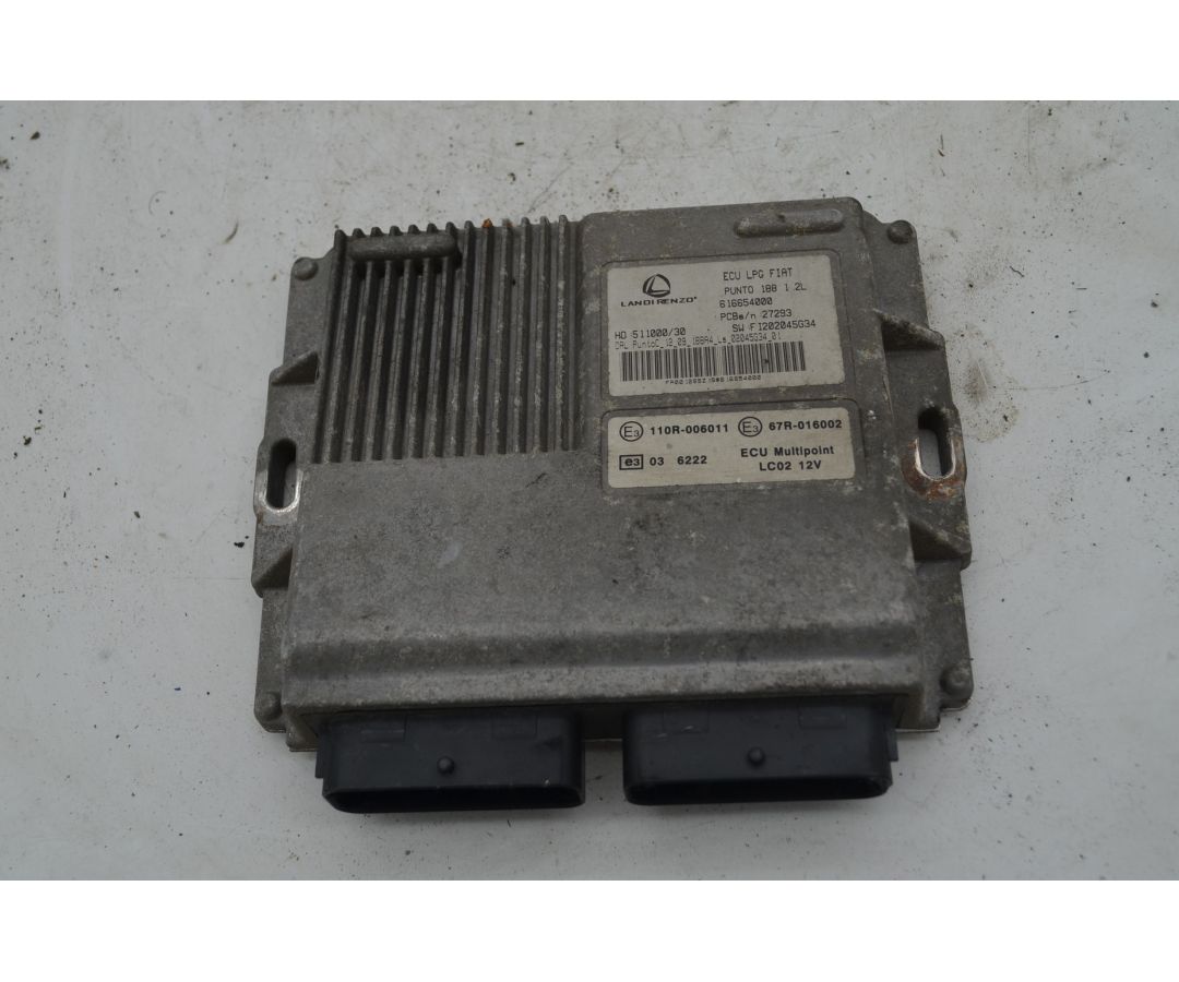 Centralina GPL Fiat Punto 188 Dal 1999 al 2011 Cod 616654000  1744363199191
