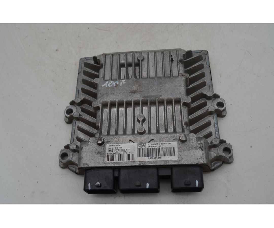 Centralina ECU Peugeot 1007 Dal 2005 al 2010 Cod 5WS40572A-T  1744796981950