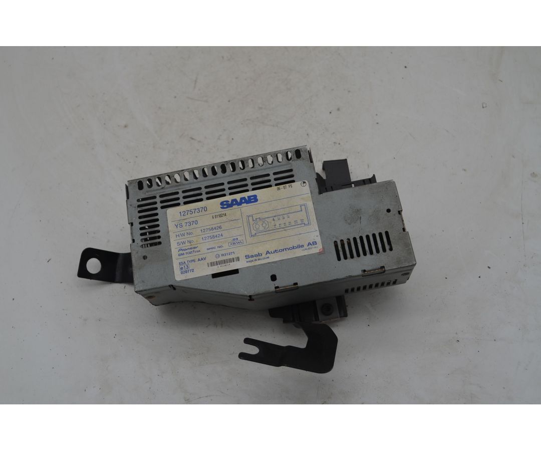 Centralina Amplificatore Saab 9-3 Cabriolet Dal 2002 al 2014 Cod 12757370  1744900747205