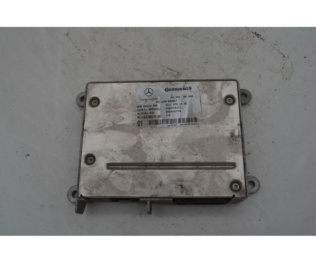 Centralina Bluetooth Mercedes Classe E W211 Dal 2002 al 2009 Cod A2118701885  1745410604545