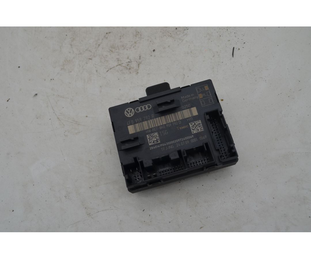 Centralina Alzacristalli Porta Posteriore SX Audi A6 C6 Dal 2008 al 2012 Cod 4F0959792R  1745846570018