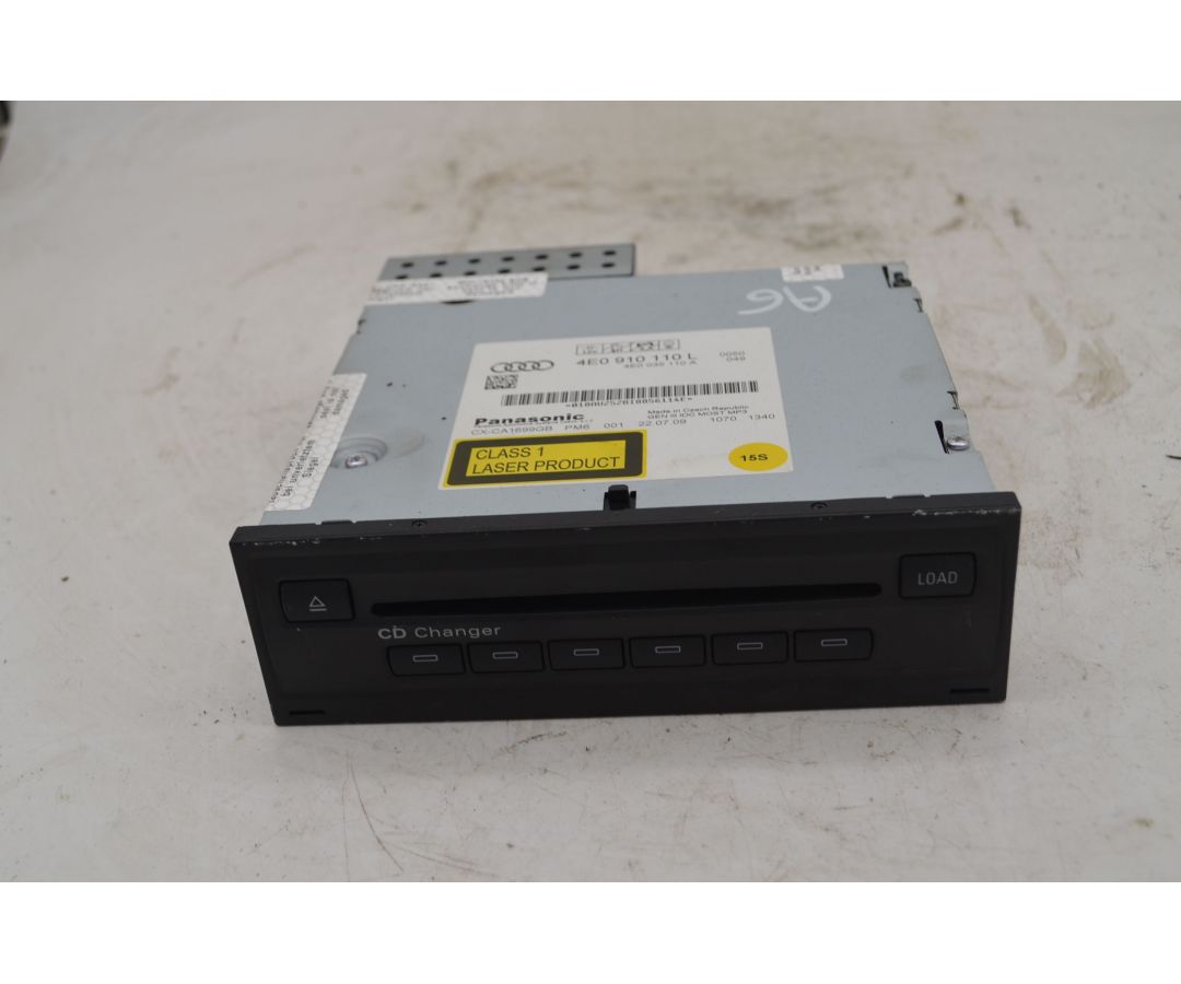 Lettore CD Audi A6 C6 Dal 2008 al 2012 Cod 4E0910110L  1746004699879