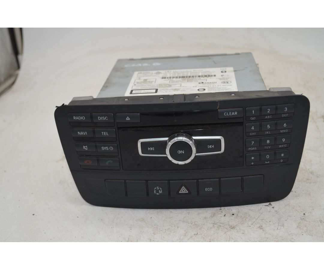 Autoradio Mercedes Classe B W246  Dal 2011 al 2019 Cod A2469000112  1746518151337
