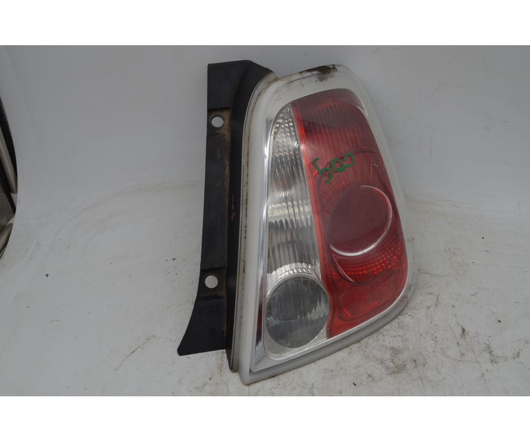 Fanale Stop Posteriore DX Fiat 500 Dal 2007 al 2015 Cod 51885544  1746600227674