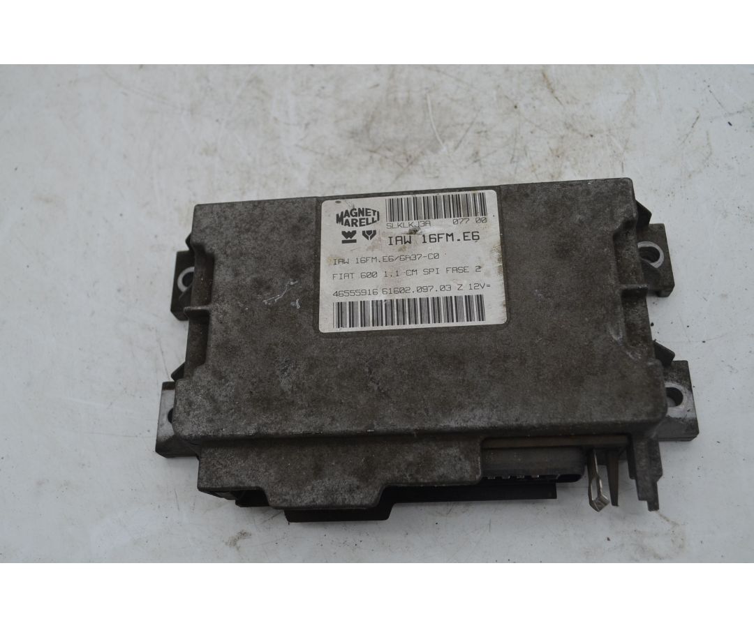 Centralina ECU Fiat Seicento Dal 1998 al 2010 Cod 46555916  1746706018053