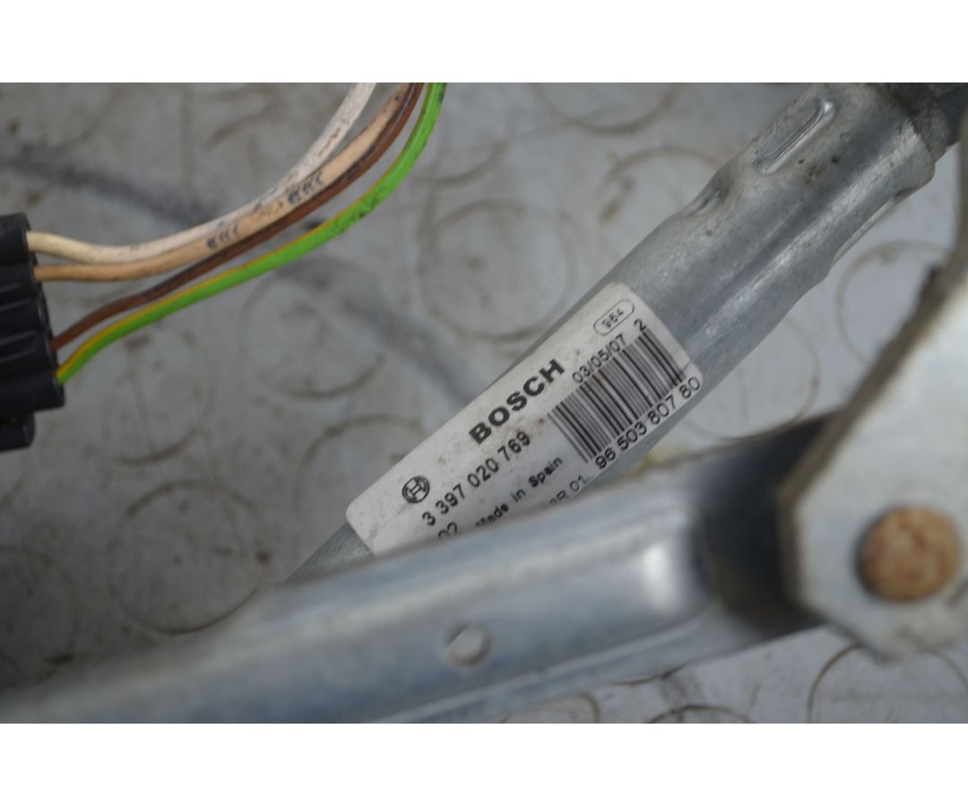Motorino tergicristalli anteriore Peugeot 207 Dal 2006 al 2009 Cod 3397020769  1746794498836