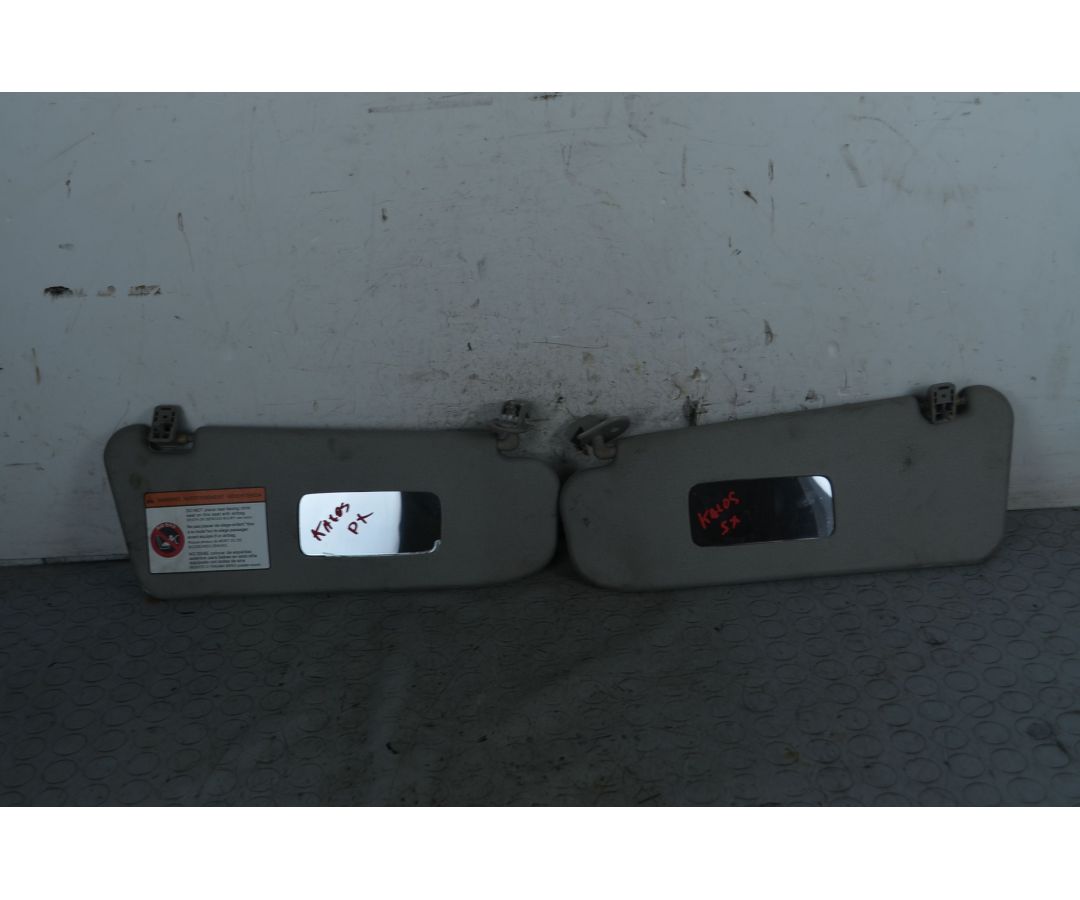 Alette Parasole DX e SX Chevrolet Kalos Dal 2002 al 2008 Cod 96650100  1747119385657