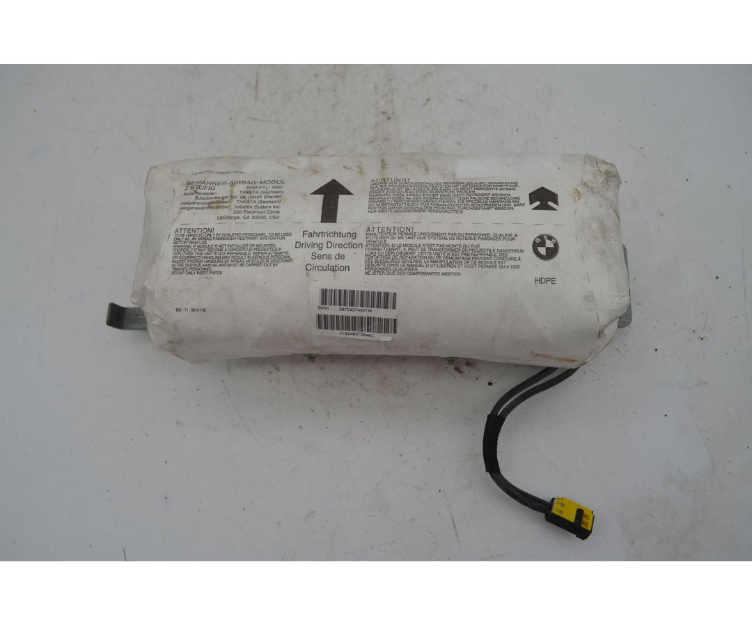 Airbag Passeggero BMW Serie 3 E46 Dal 1998 al 2005 Cod 39704374401M  1747210725772