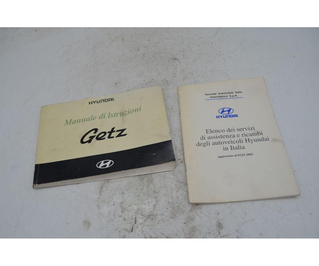 Manuale uso e manutenzione Hyundai Getz Dal 2002 al 2009  1747227873046