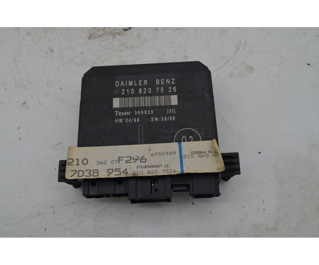 Centralina Portiera Anteriore SX Mercedes Classe E W210 Dal 1995 al 2002 Cod 2108207526  1747385817258
