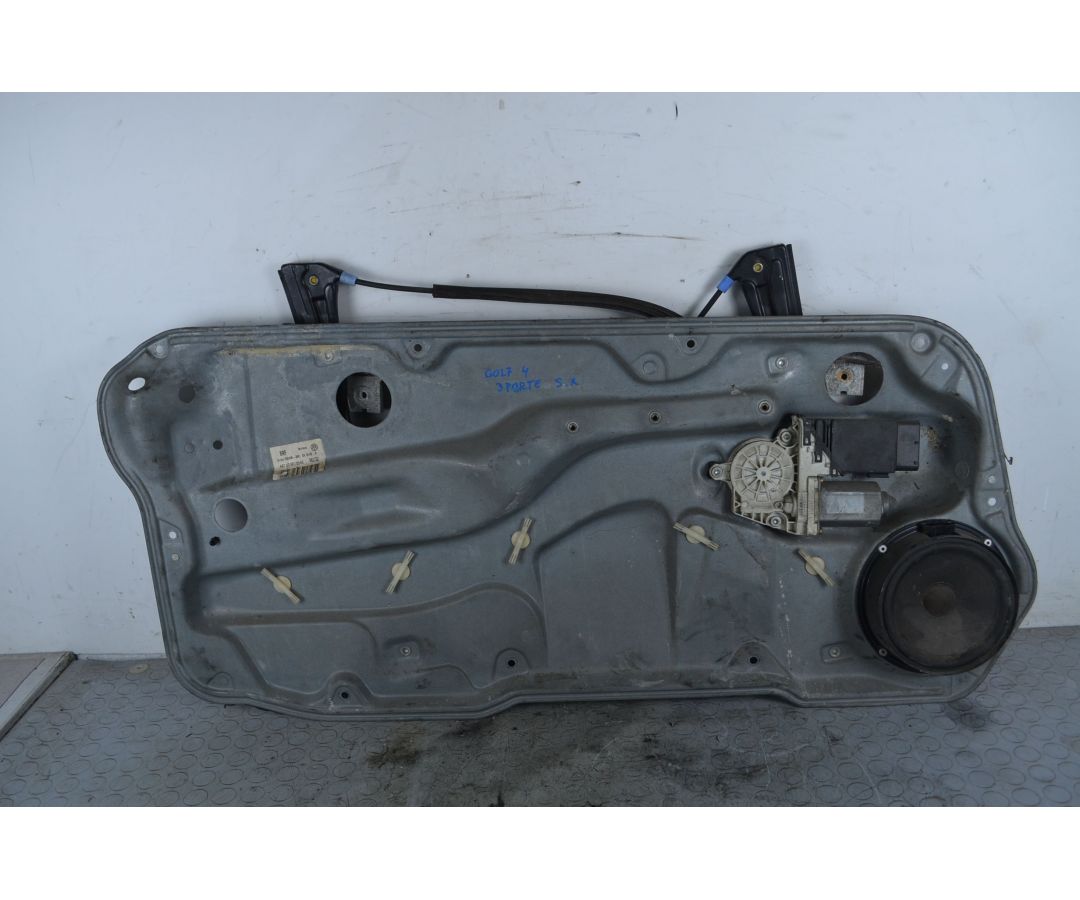 Motorino Alzacristalli Anteriore SX + Pannello Volkswagen Golf IV  Dal 1997 al 2007 Cod 1J3837461H  1747744693929