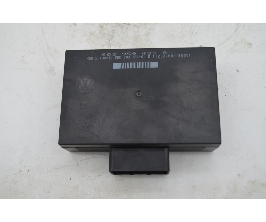 Centralina Comfort Volkswagen Polo 9N Dal 2001 al 2009 Cod 6Q0959433G  1748242767815