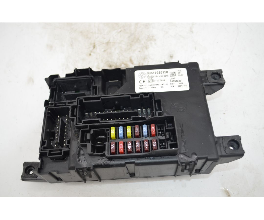 Body Computer Fiat Grande Punto Dal 2005 al 2018 Cod 00517986150  1748244527301