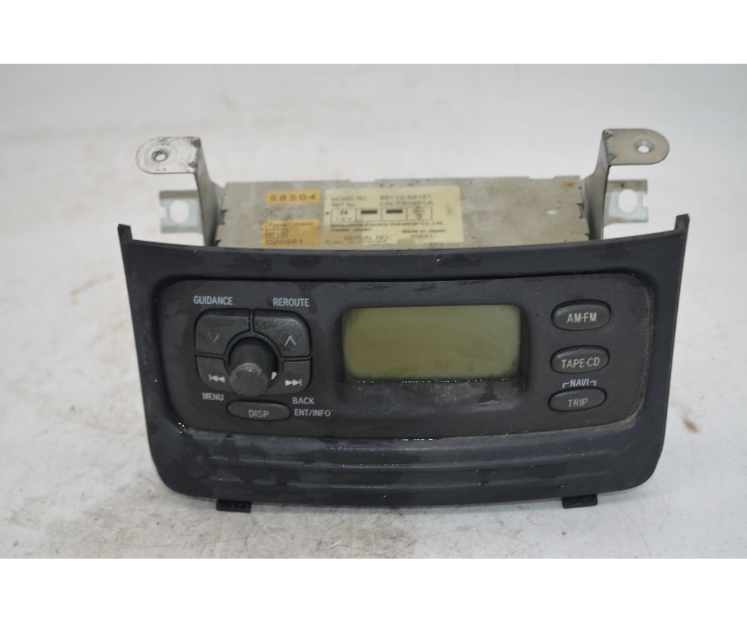Autoradio Toyota Yaris Verso Dal 2003 al 2007 Cod 86110-52121  1748272717033