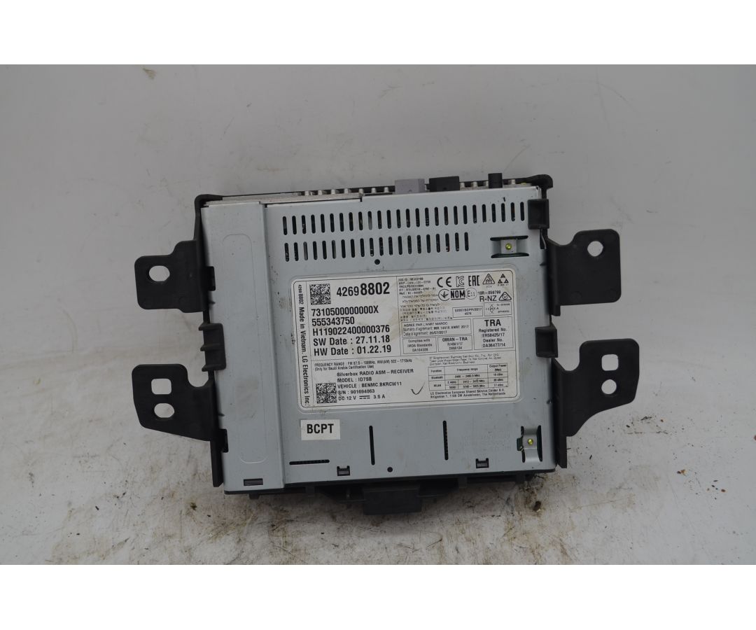 Autoradio Opel Karl Dal 2017 in poi Cod 42698802  1749199235648