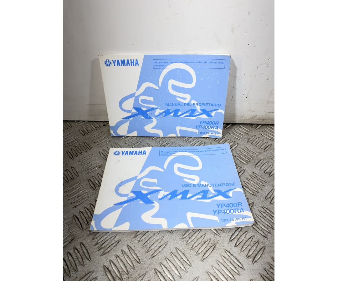 Libretti Uso E Manutenzione Yamaha Xmax X-max 400 dal 2017 al 2020  1749221323053