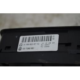 Pulsantiera Alzacristalli Anteriore SX Mercedes Classe A W169 Dal 2004 al 2012 Cod A1698206710  1749458928267
