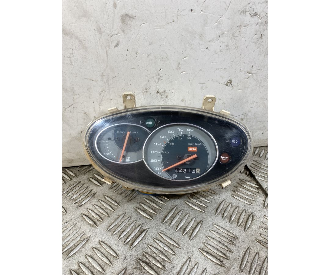 Strumentazione Contachilometri Aprilia Scarabeo 50 2t dal 2008 al 2017 KM 42314  1750080696387