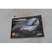 Libretto Uso e Manutenzione Fiat Cinquecento Dal 1991 al 1998  1751377269222