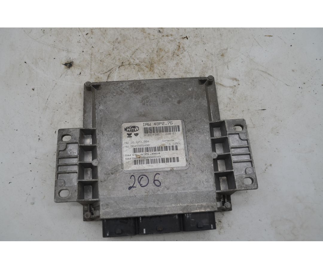 Centralina ECU Peugeot 206 Dal 1998 al 2010 Cod 9648620880  1752562701503