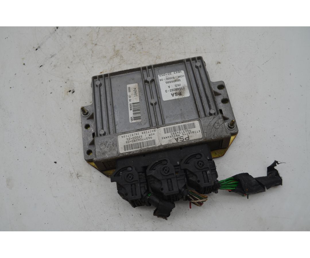 Centralina ECU Citroen Berlingo Dal 1996 al 2008 Cod 21646092-3  1753705220349