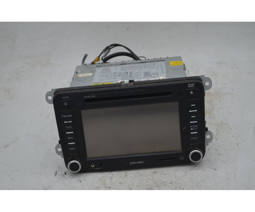 Autoradio Volkswagen Golf V Dal 2003 al 2008 Cod ZE-MC2000  1753791604337