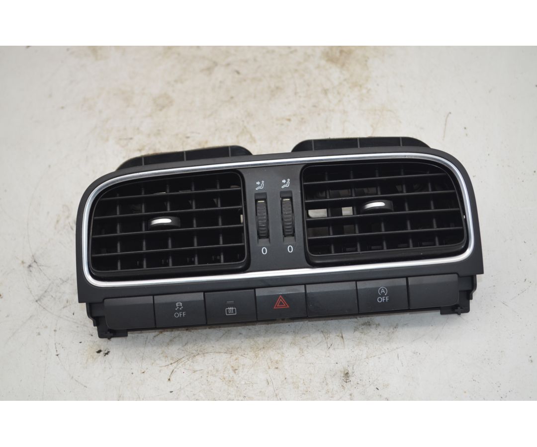 Bocchette Aria Centrali + Pulsantiera Luci Emergenza Volkswagen Polo 6R Dal 2009 al 2017 Cod 6R0819728  1755779241183