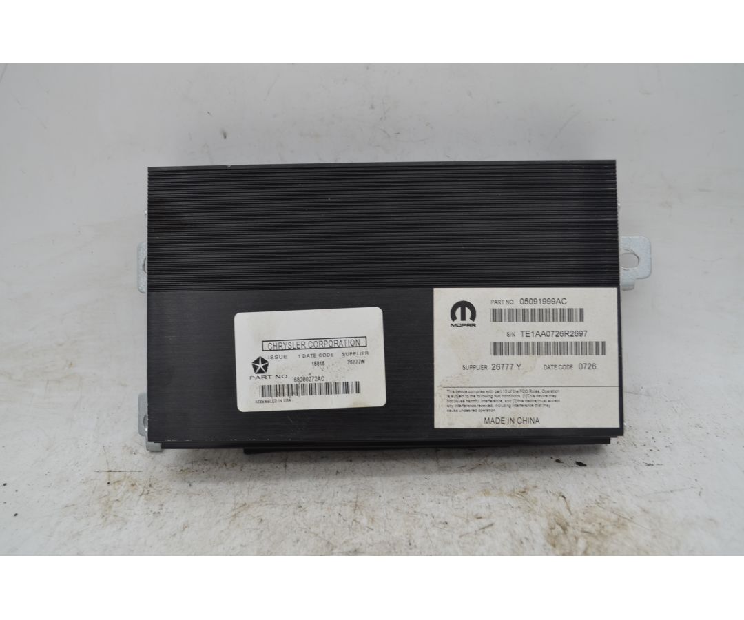 Centralina Amplificatore Jeep Cherokee Dal 2014 al 2018 Cod 05091999AC  1756282518731