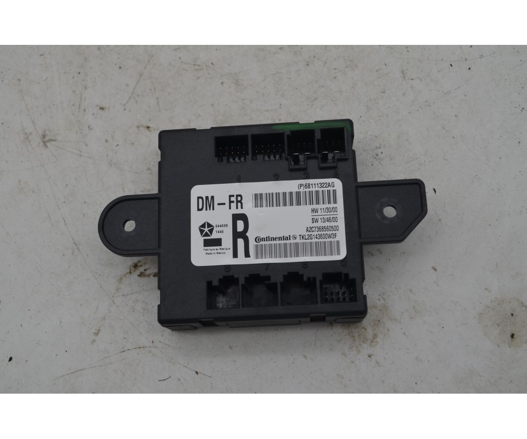 Centralina Chiusura Centralizzata Porta Anteriore DX Jeep Cherokee Dal 2014 al 2018 Cod P68111322AG  1756282996270