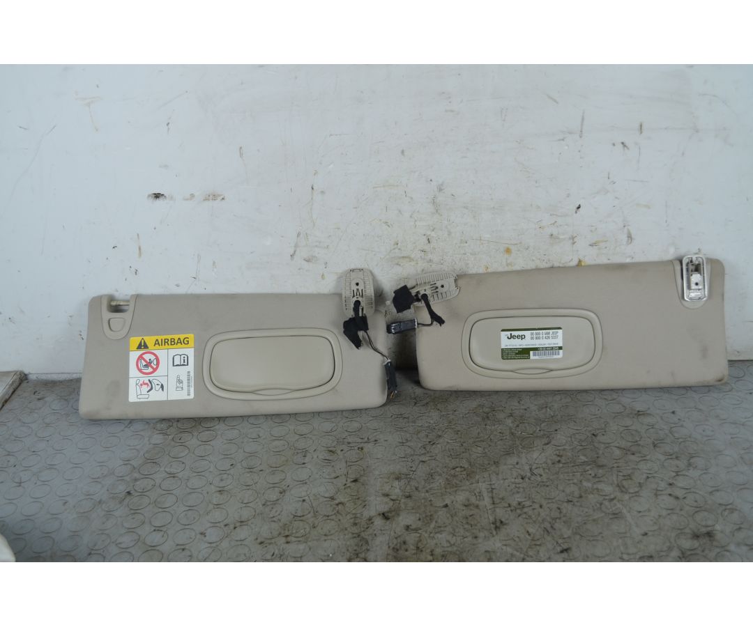 Alette Parasole DX e SX Jeep Cherokee Dal 2014 al 2018 Cod K1WG35HDAAH  1756300880444