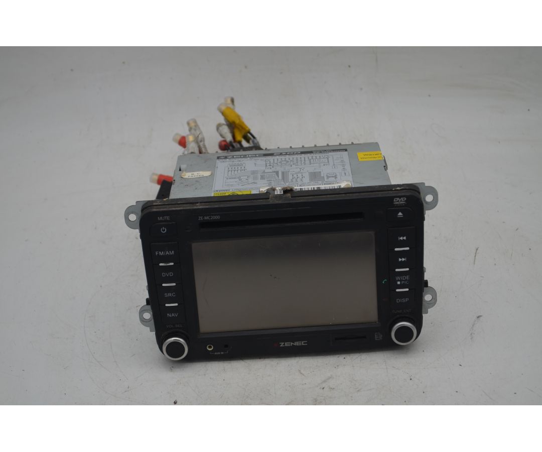 Autoradio Volkswagen Golf V Dal 2003 al 2008 Cod ZE-MC2000  1758105719943