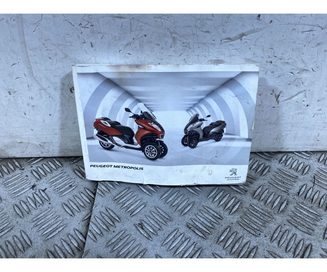 Libretto Uso e Manutenzione Peugeot Metropolis 400 Dal 2013 al 2017  1758618476135