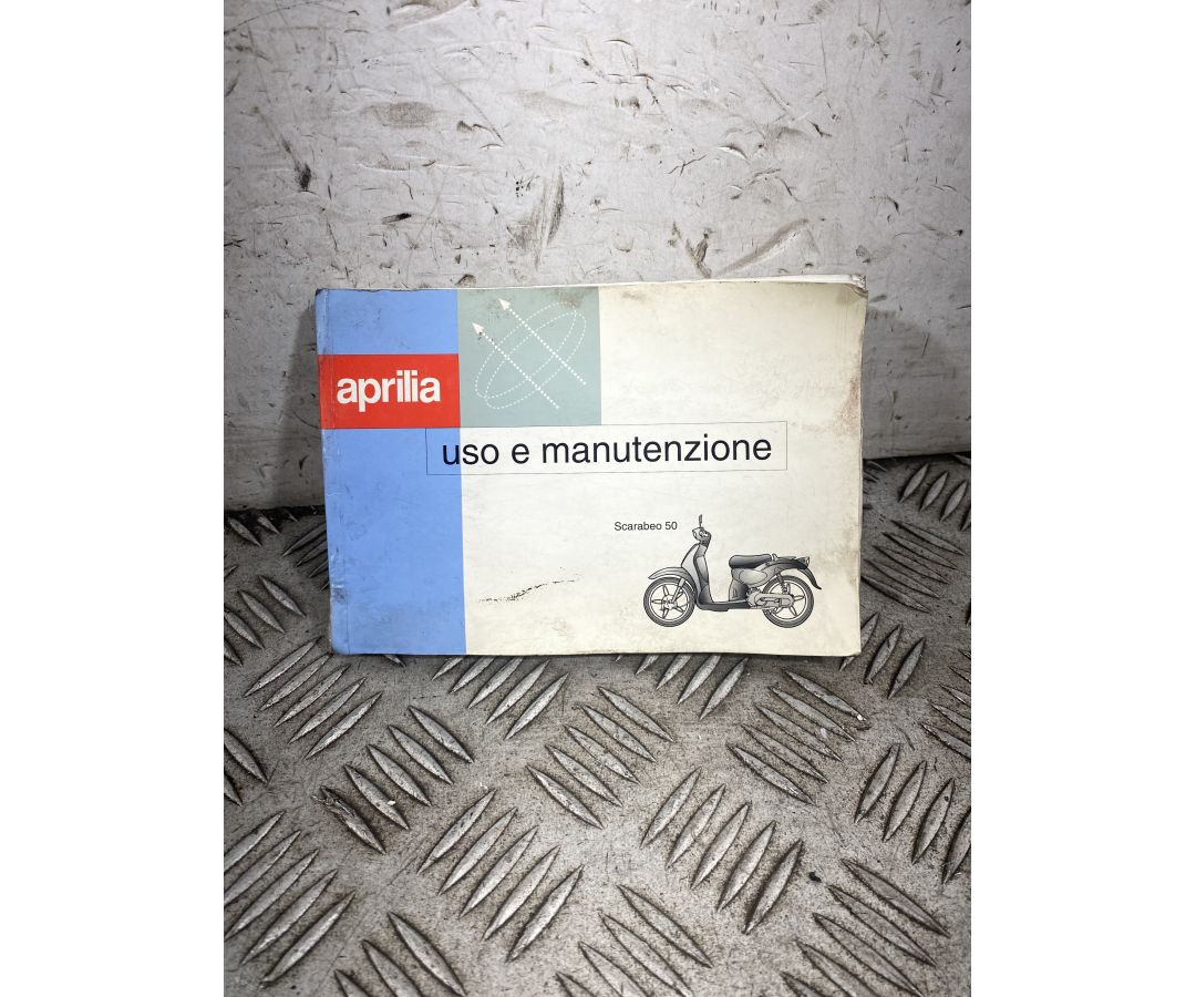 Libretto Uso E Manutenzione Aprilia Scarabeo 50 2t dal 2008 al 2017  1758809855619