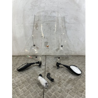 Parabrezza Con Staffe e Specchietti Honda SH 300 Dal 2006 al 2010  1759244038599