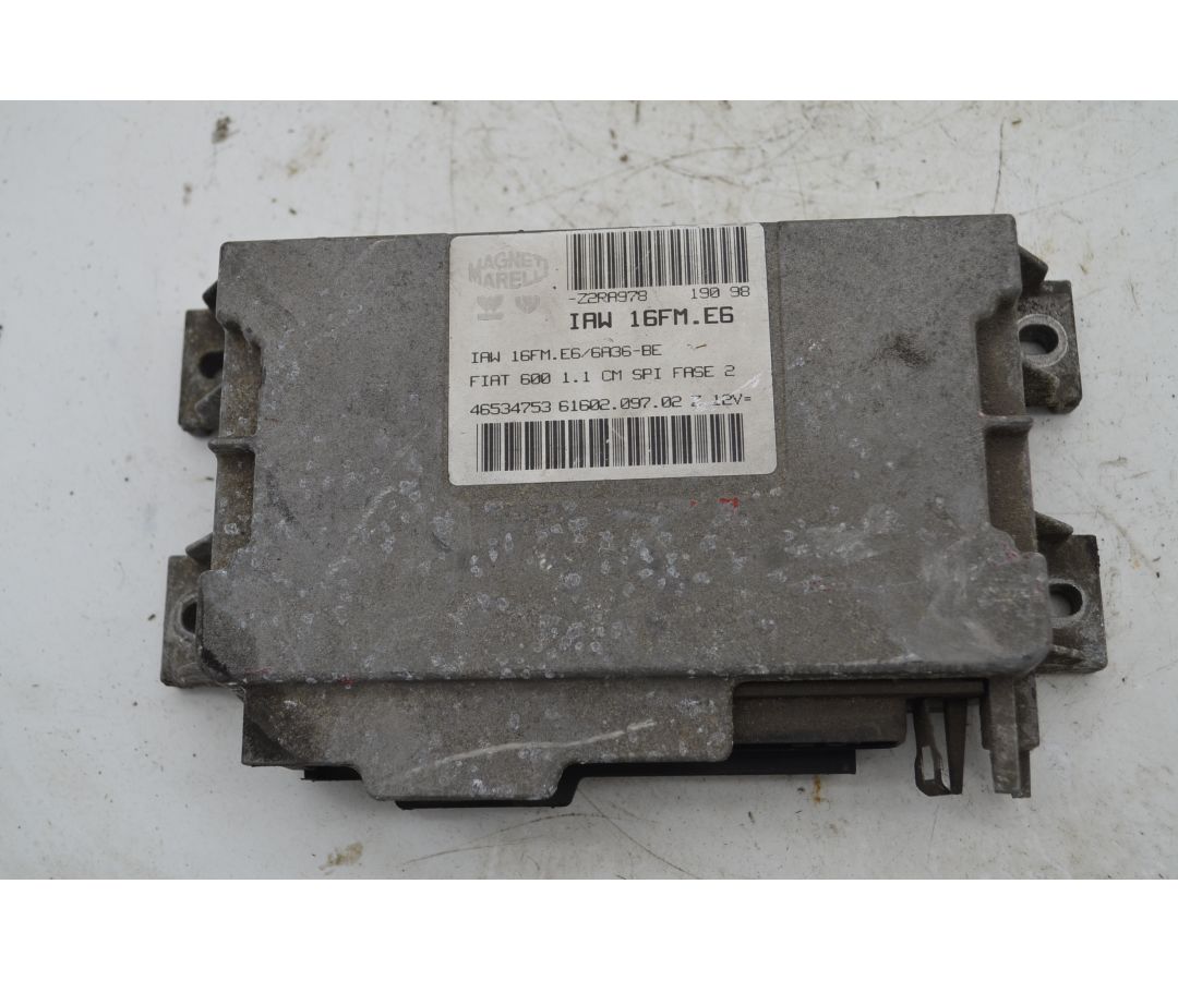 Centralina ECU Fiat Seicento Dal 1998 al 2010 Cod 46534753  1759732956763