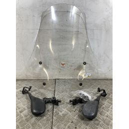 Parabrezza Con Staffe e Specchietti Honda SH 125 / 150 Dal 2005 al 2008  1760012888230