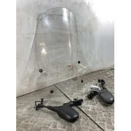 Parabrezza Con Staffe e Specchietti Honda SH 125 / 150 Dal 2005 al 2008  1760012888230