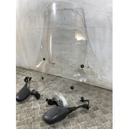 Parabrezza Con Staffe e Specchietti Honda SH 125 / 150 Dal 2005 al 2008  1760012888230