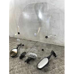 Parabrezza Con Staffe e Specchietti Honda SH 125 / 150 Dal 2005 al 2008  1760012888230