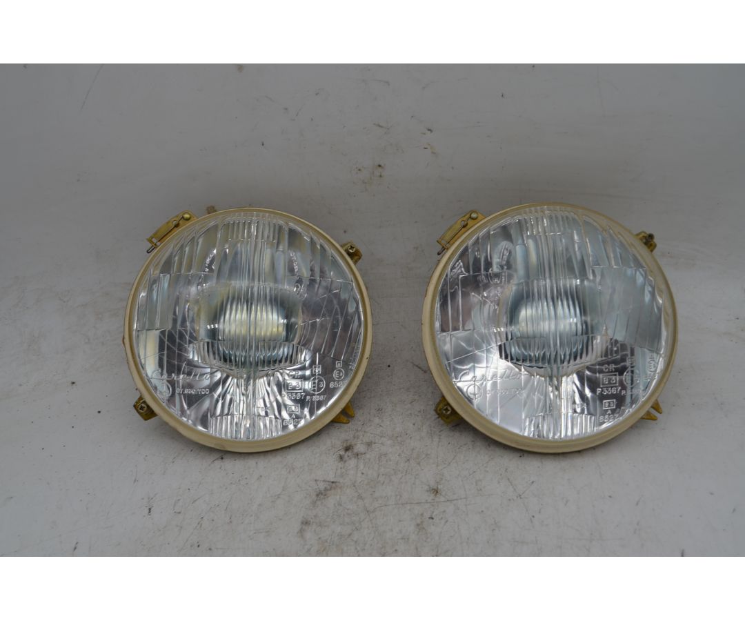 Coppia di fari dx e sx Fiat 124 Dal 1966 al 1975 Cod 07630700  1760690285864