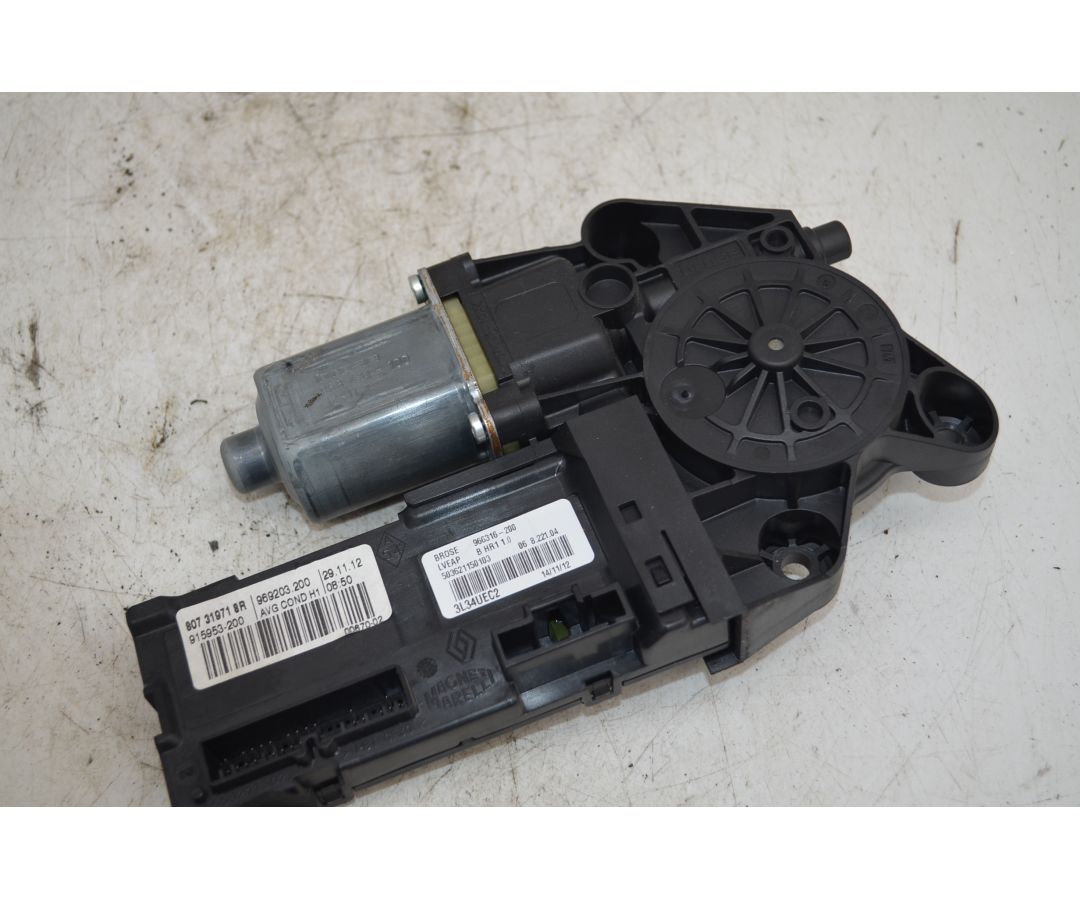 Motorino Alzacristalli Anteriore SX Renault Scenic X-MOD Dal 2009 al 2013 Cod 807319718R  1760949161482