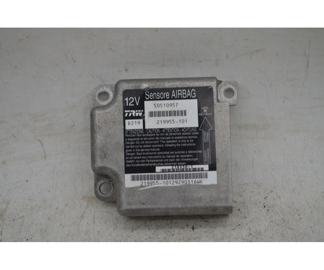Centralina Airbag Alfa Romeo 159 Dal 2005 al 2011 Cod 50510957  1761136794728