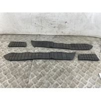 Set Tappetini Pedane In Gomma Poggiapiedi Suzuki Burgman 650 Executive Dal 2004 al 2006  1761142974343