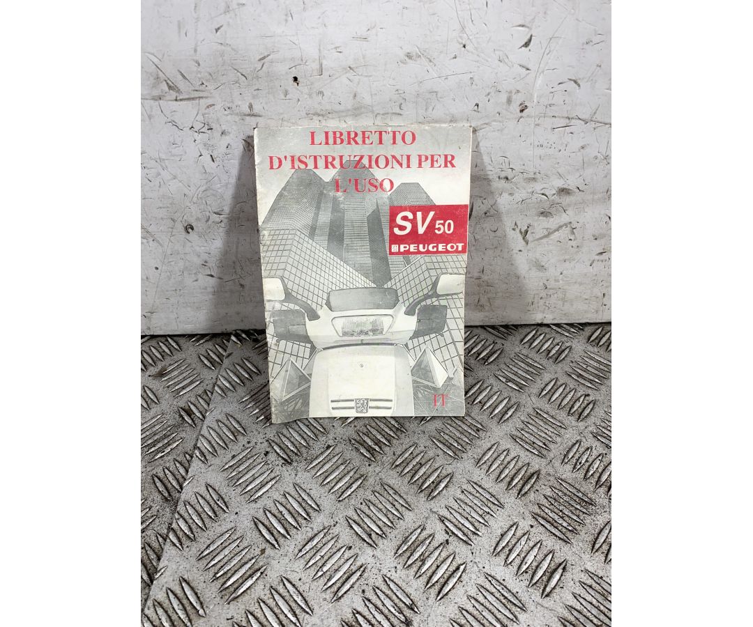 Libretto uso e Manutenzione Peugeot SV 50 Dal 1990 al 1995  1761297457432