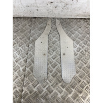 Coppia Tappetini Poggiapiedi In Alluminio Piaggio NRG 50 Dal 2017 al 2020  1761730276583