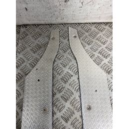 Coppia Tappetini Poggiapiedi In Alluminio Piaggio NRG 50 Dal 2017 al 2020  1761730276583