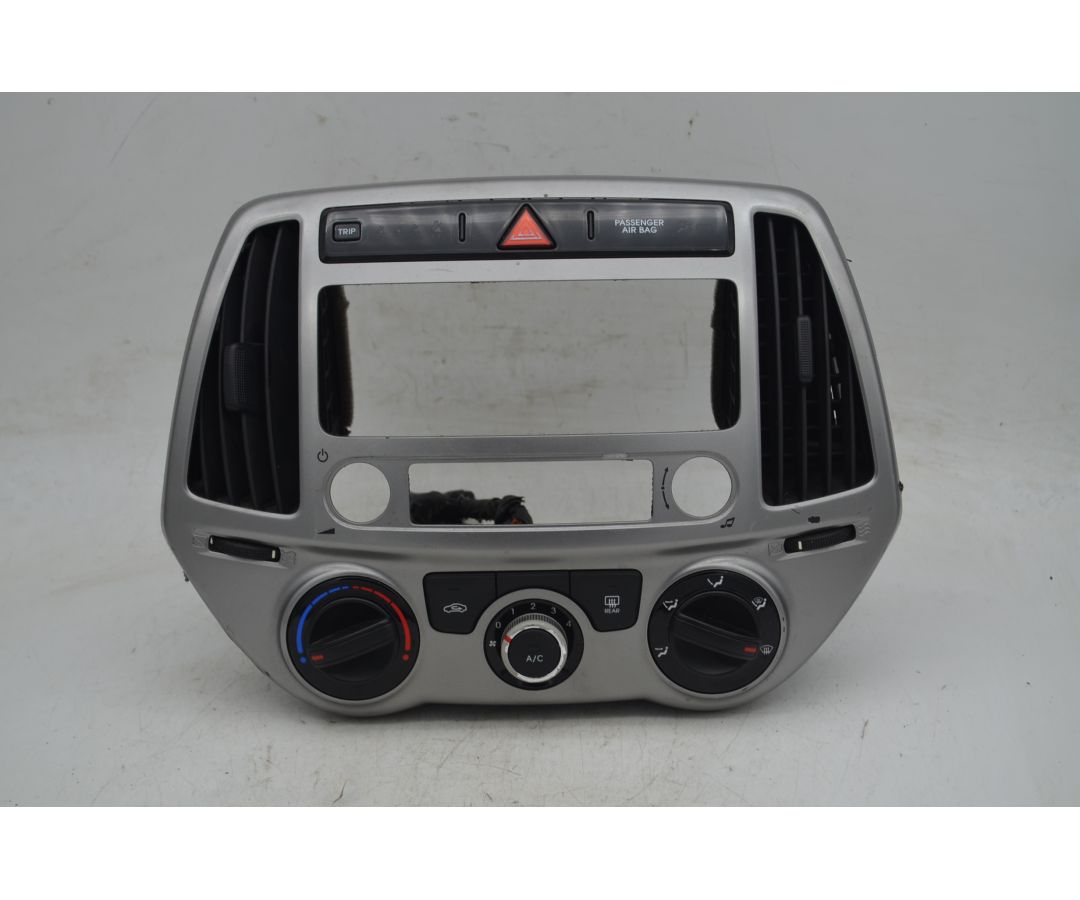 Controllo Comandi Clima + Rivestimento Console Centrale Hyundai I20 Dal 2008 al 2014 Cod 972501J360BLH  1761733236263