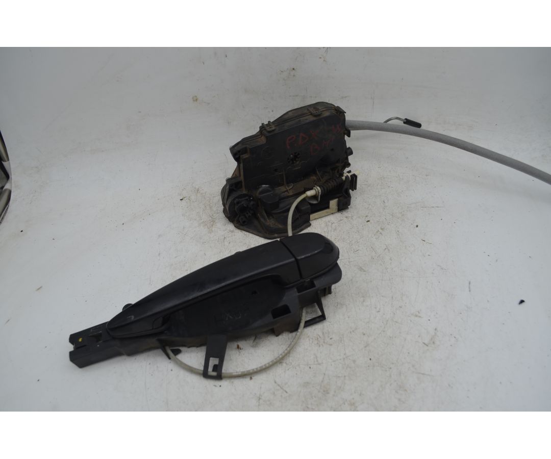 Serratura Portiera Posteriore DX + Maniglia Esterna BMW Serie 3 E90 Dal 2005 al 2013 Cod 7060296  1762256105623