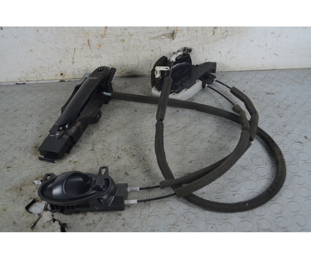 Serratura Anteriore SX + Maniglie Esterna e Interna Nissan Micra K13 Dal 2010 al 2017 Cod 805011HH1A  1762418815322